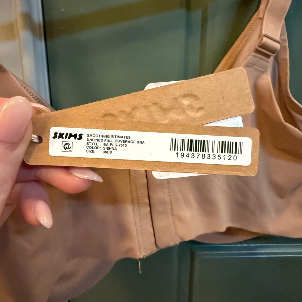 SKIMS Smoothing Intimates Bra 36DD in Sienna - Picture 3 of 3